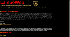 Desktop Screenshot of lamboweb.com